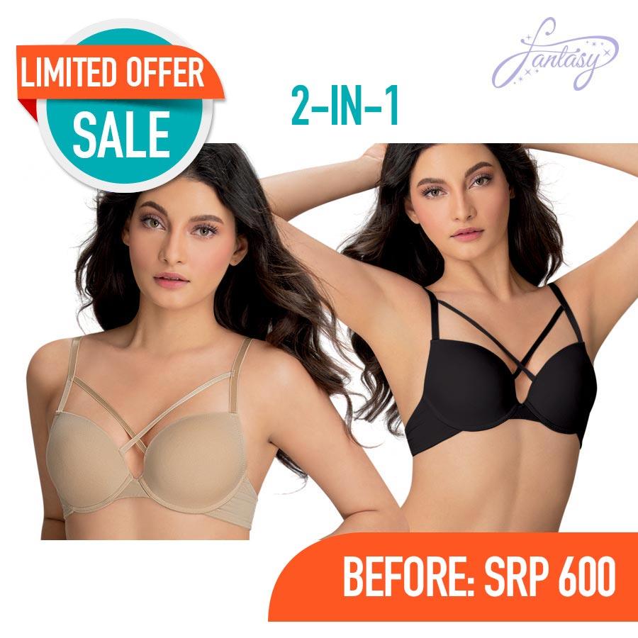 Ladies' 2 in 1 Molded Cup Bra, 92% Nylon, 8% Spandex Ladies' 2 in 1 Molded Cup Bra, 92% Nylon, 8% Spandex