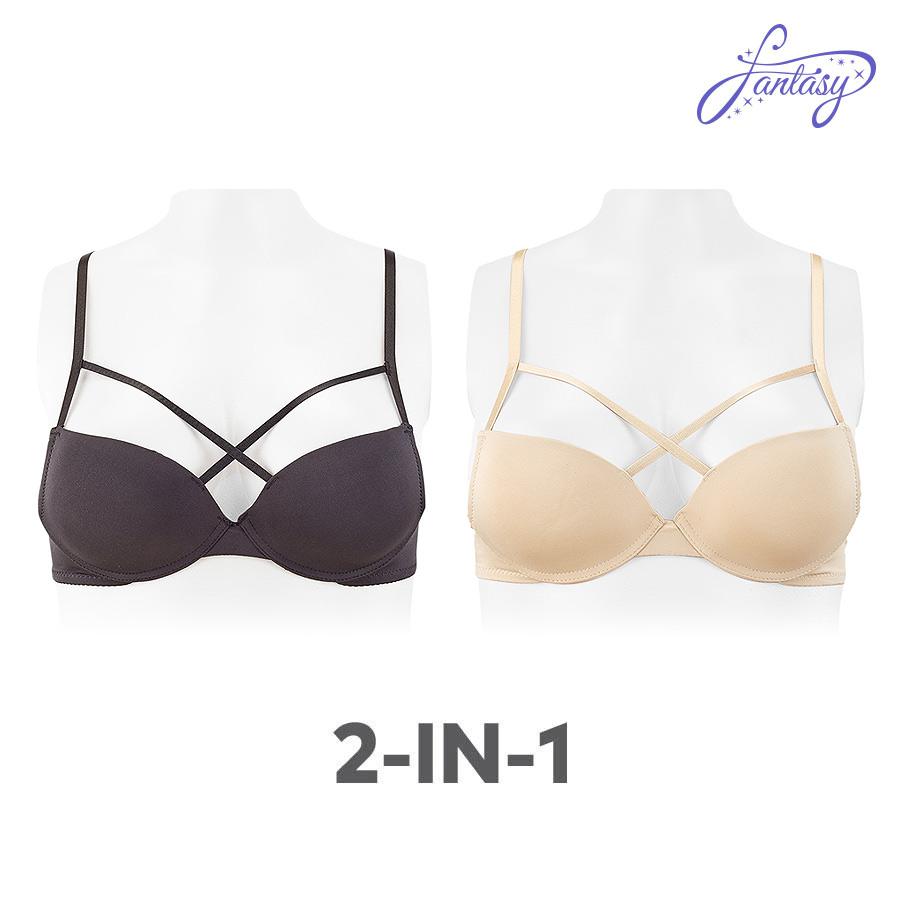 Ladies' 2 in 1 Molded Cup Bra Ladies' 2 in 1 Molded Cup Bra