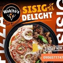 Wakito's Sisig Delight Pizza