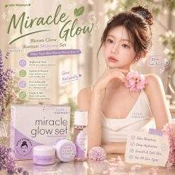Miracle Glow Korean Skincare Set Brightening Hydrating Glow Skin Set