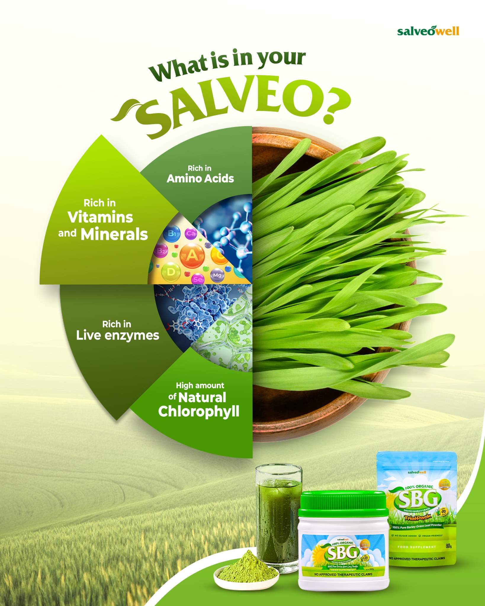 Barley Grass by Salveo