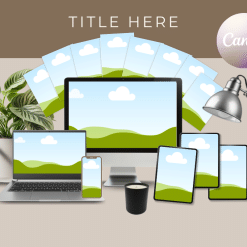 117 Professional Digital Canva Mockups