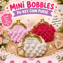 Mini Bobbles Pu-KEY COIN purse